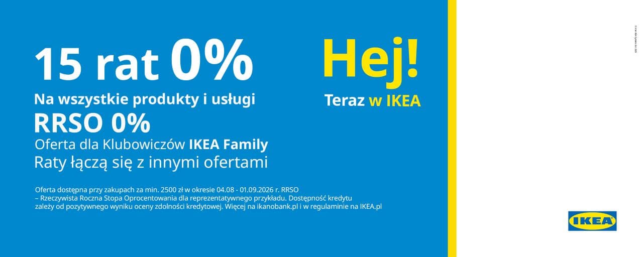 IKEA 15 rat 0%